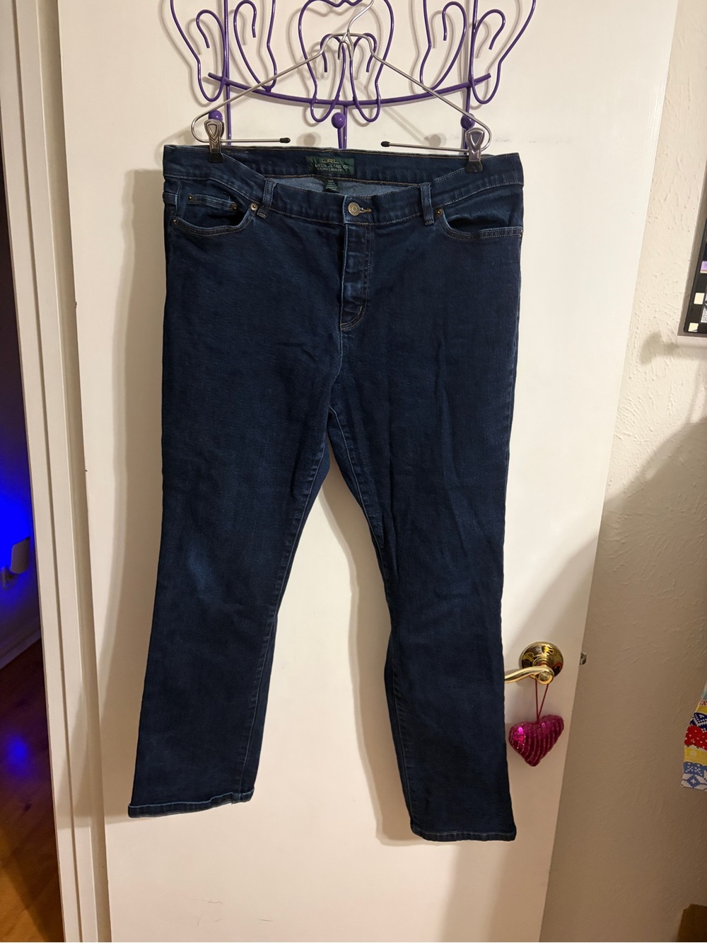 🧡 16W Ralph Lauren Dark Blue Jeans